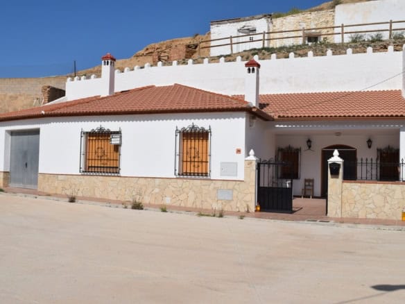 Authentic cave house with modern amenities in Gorafe, Granada, offering a unique living experience.