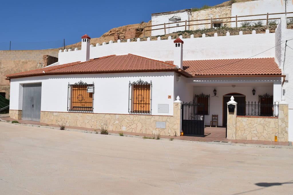 Authentic cave house with modern amenities in Gorafe, Granada, offering a unique living experience.