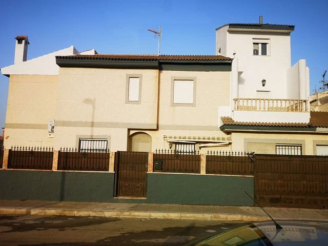 Town house for sale in Fines, Almeria, Spain, with modern design and private garden.