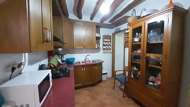 Charming village property in Bayarque, Almeria, featuring traditional wooden ceiling beams and cozy.