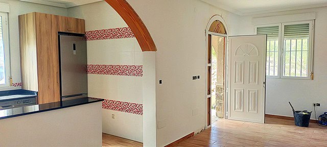 Villa in Cantoria, Almeria with modern interior and spacious living area. Perfect for a comfortable.