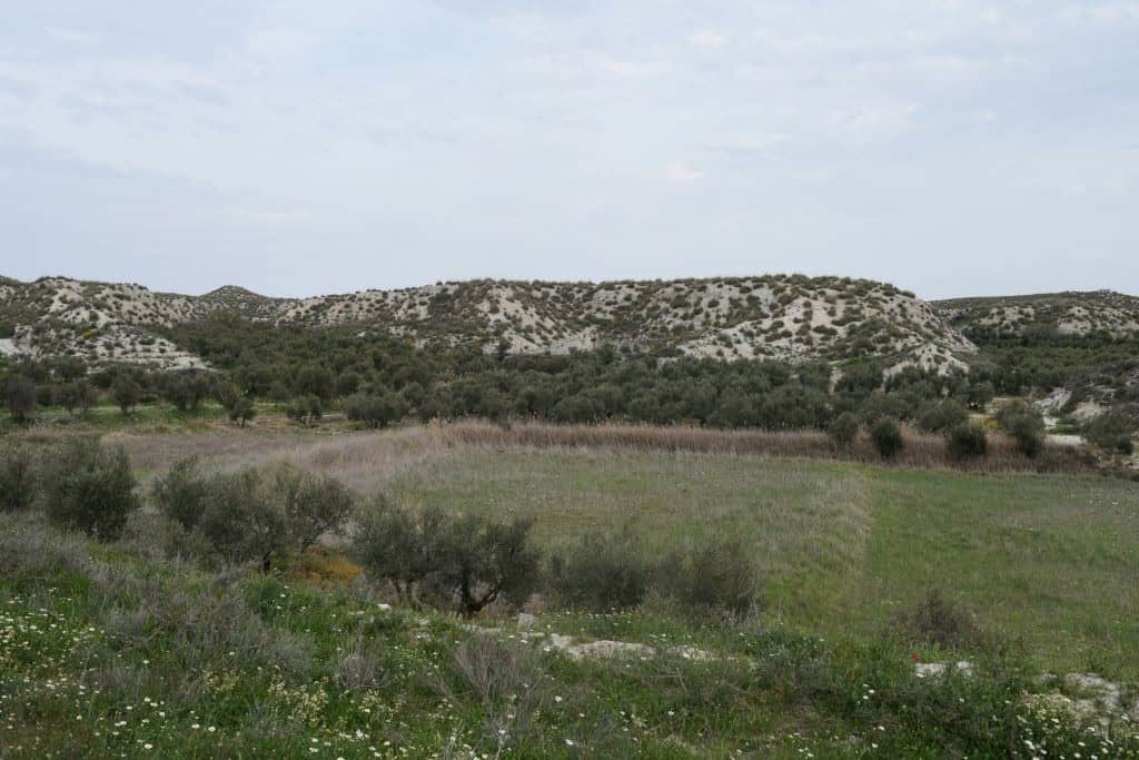 Cave house nestled in the scenic landscape of Benamaurel, Granada, surrounded by natural greenery an.