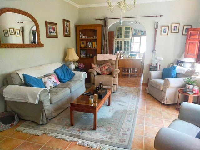 Cozy living room of a rural property in Seron, Almeria, featuring traditional decor and comfortable.