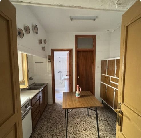 Charming kitchen in a town house located in Purchena, Almeria, featuring traditional decor and funct.