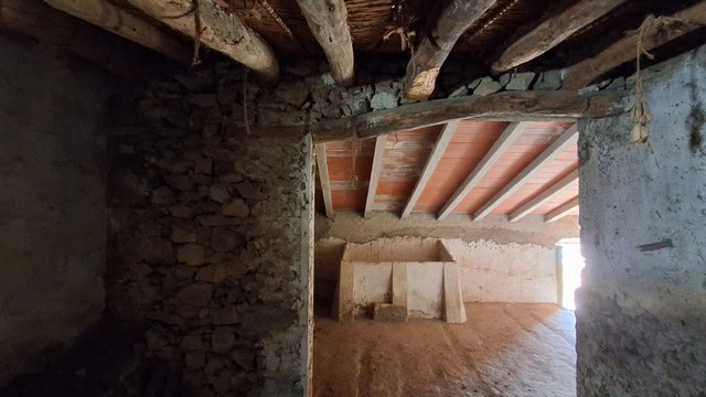 Traditional rural property interior in Almeria, Spain.