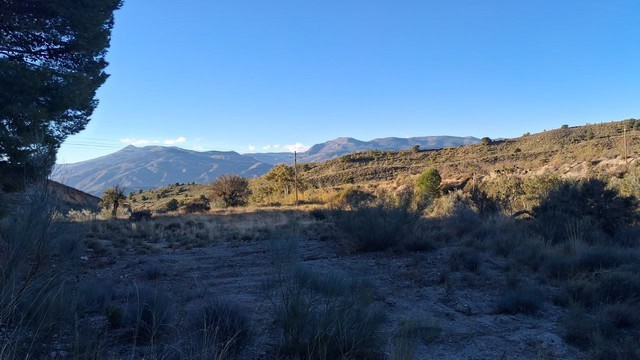 Land in Somontin, Almeria with mountain views and natural surroundings. Perfect for building a rural.