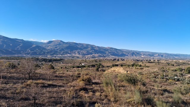 Beautiful land plot in Somontin, Almeria, ideal for development or farming.