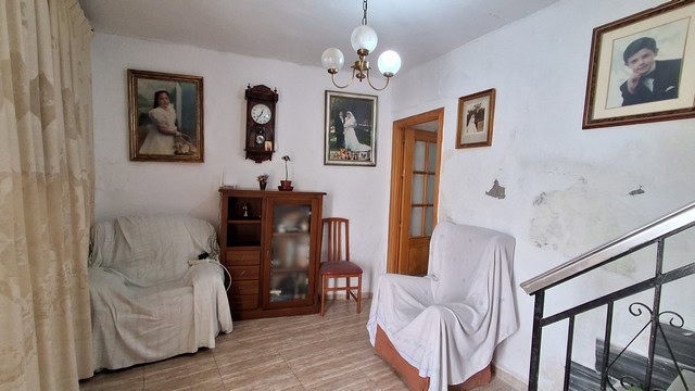 Cozy village home interior in Urracal, Almeria, featuring traditional decor and comfortable furnishi.