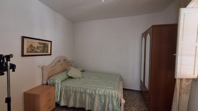 Charming town house bedroom in Seron, Almeria with traditional decor.
