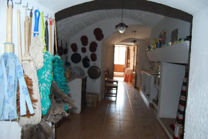 Charming village home interior with traditional decor and rustic charm in Cuevas del Campo, Granada.