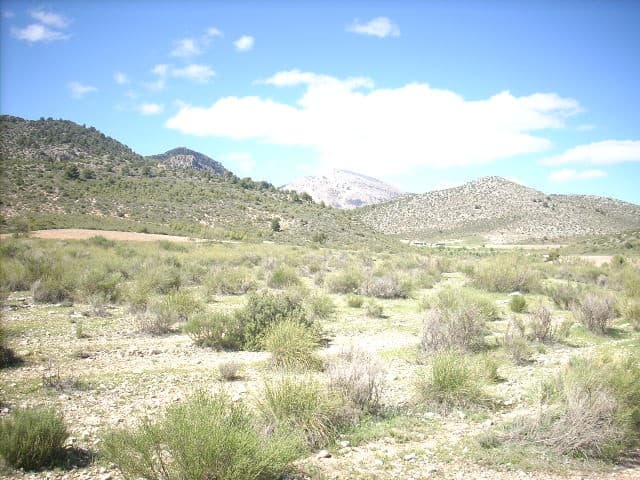 Finca in Huescar, Granada with scenic mountain views and natural landscape.