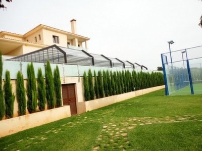 Luxury estate with lush gardens and tennis court in Pozo Alcon, Jaen. Perfect for private living and.