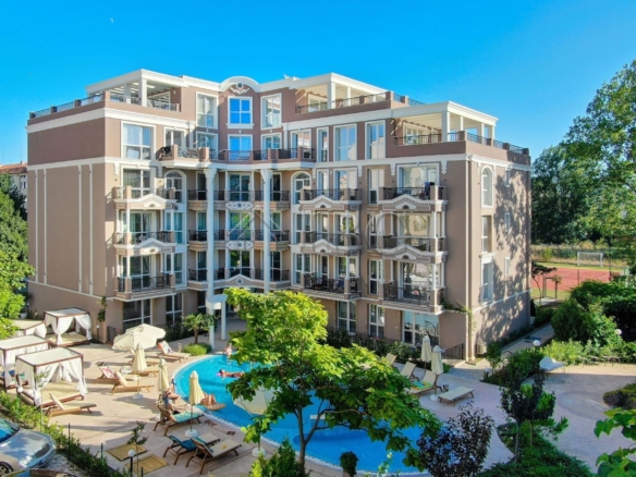 Luxury apartment with balcony at Izida Palace 2, Sunny Beach, Bulgaria.