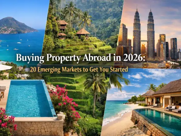 International property for sale in top markets including Malaysia, Dubai, and Thailand.