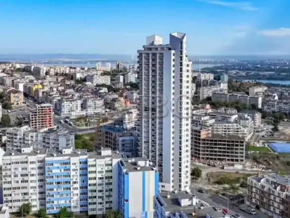 Spacious one-bedroom apartment with panoramic city views in Meden Rudnik, Burgas. Perfect for comfor.
