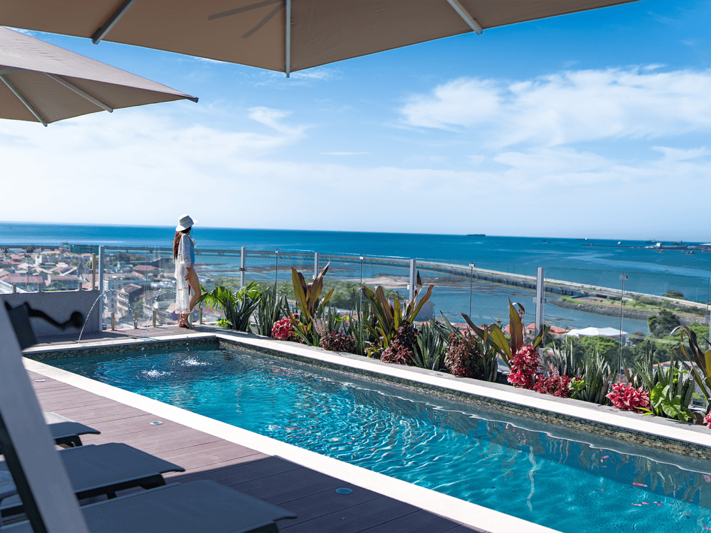 Ocean view from Casco property in Panama City, Panama.