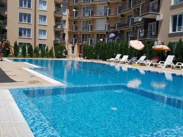 Modern 1-bedroom apartment in VIP Vision Complex with pool access in Sunny Beach.