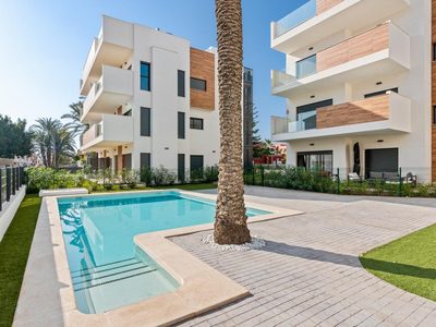 Spacious 2-bedroom apartment with pool in Santiago De La Ribera, Murcia, Spain. Perfect for comforta.