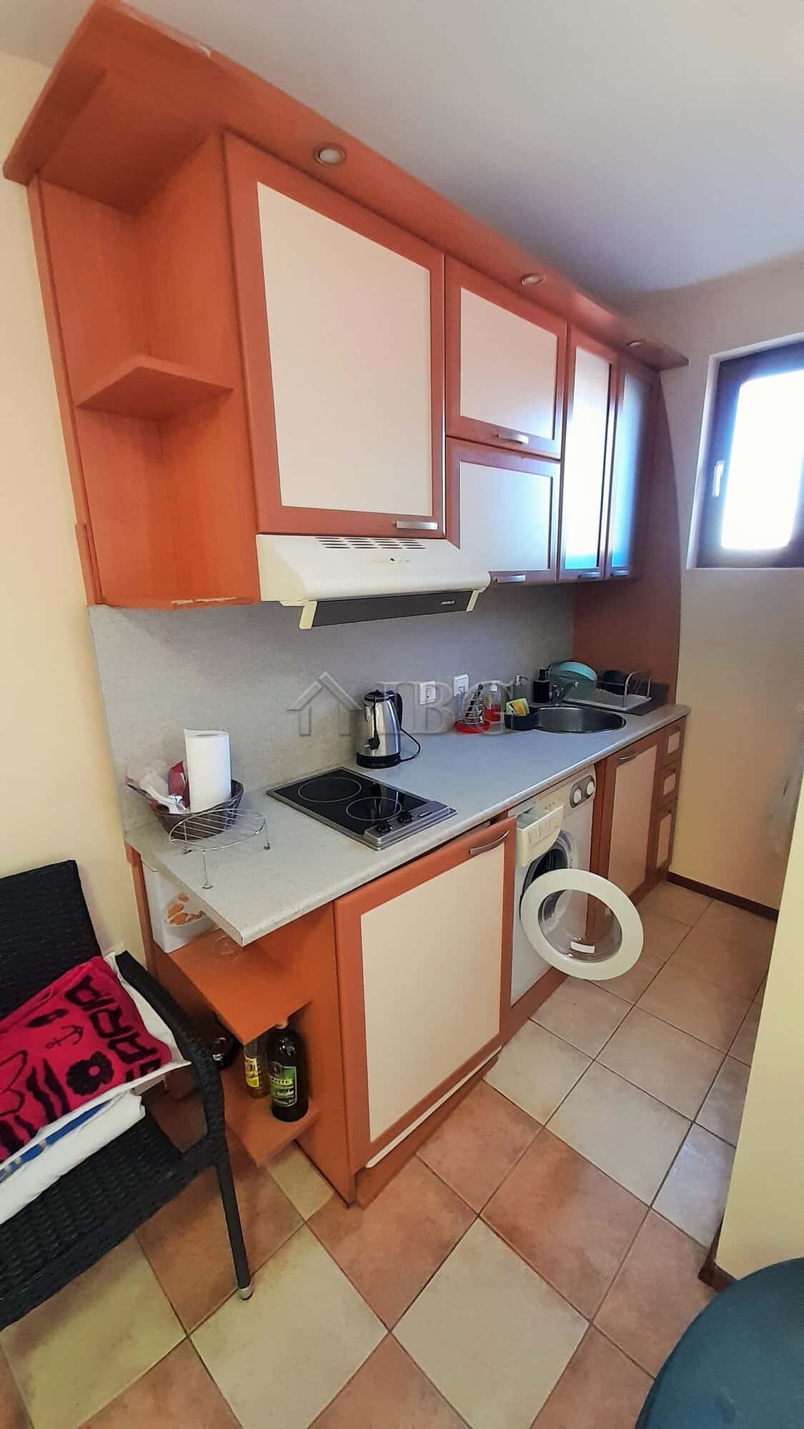 Cozy Studio Kitchen in Kaya, Sunny Beach Compact kitchen in a 60 sq. m. studio with balcony in Kaya, Sunny Beach.