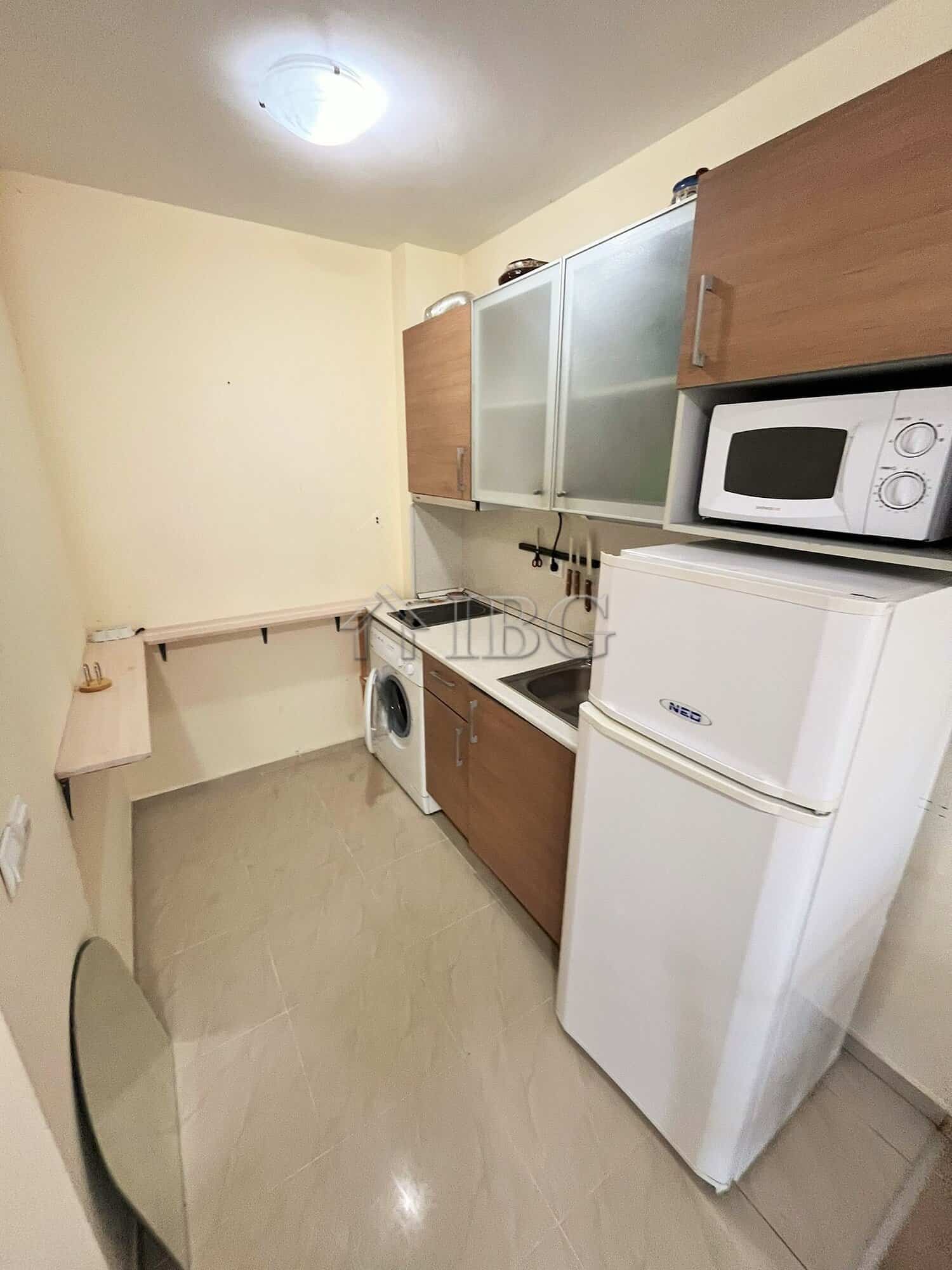 Cozy 1-Bed Apartment Near Cacao Beach Small furnished 1-bedroom apartment with kitchen near Cacao Beach, Sunny Beach.