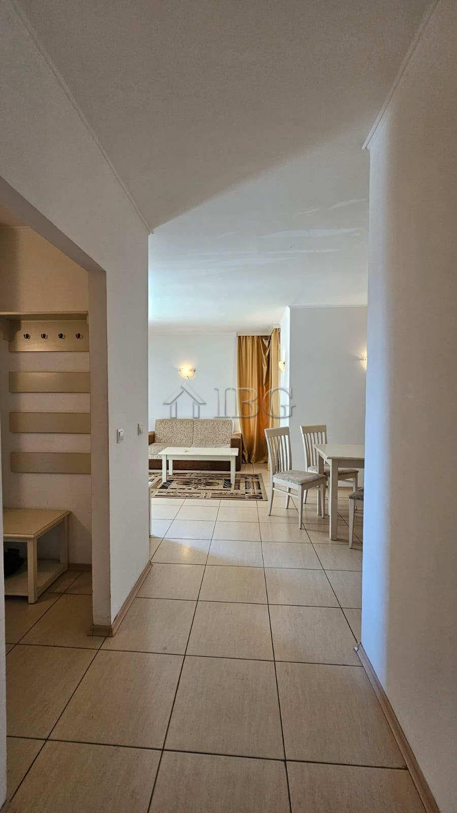 Bright and airy living space in Tria Apartments, Sunny Beach, with stylish furniture and natural lig.