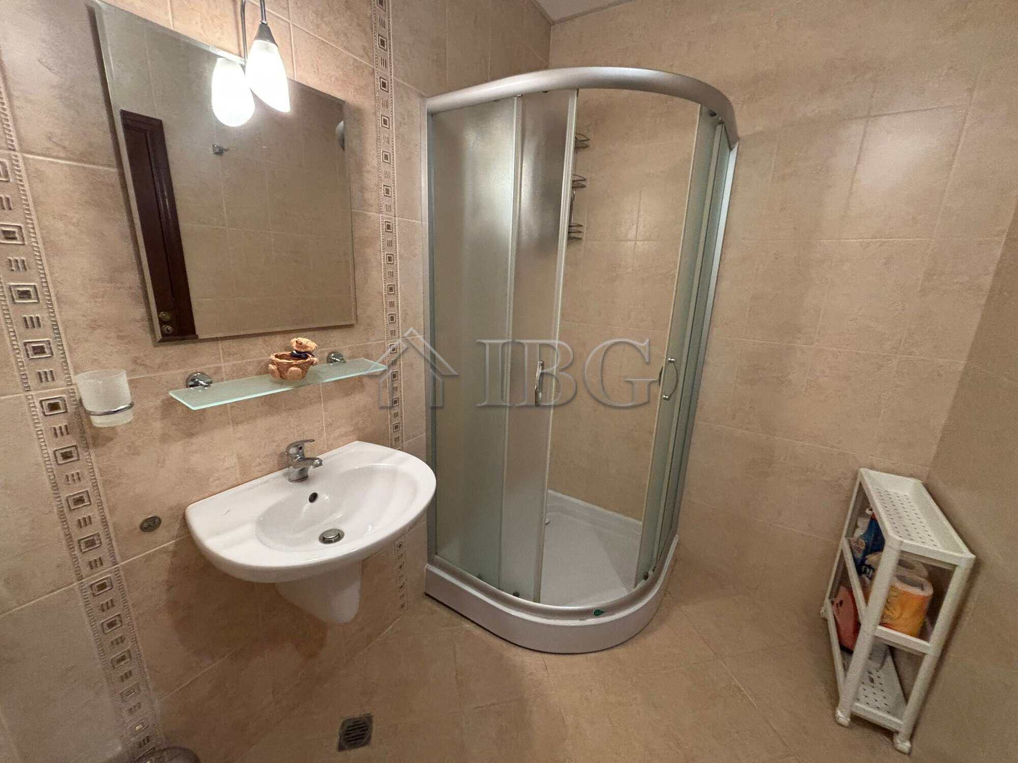Furnished studio with balcony in Diamant Residence, Sunny Beach, offering modern amenities and sceni.