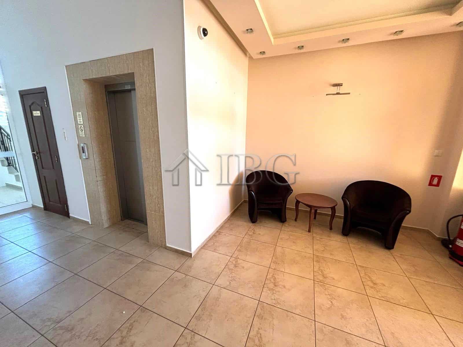 Furnished studio with balcony in Diamant Residence, Sunny Beach, offering modern comfort and scenic.
