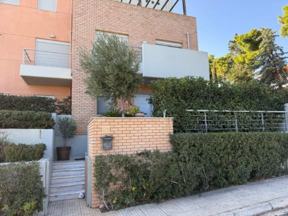 Charming modern 3-bedroom house with garden and balcony in Neos Voutzas, Attica, Greece. Perfect for.