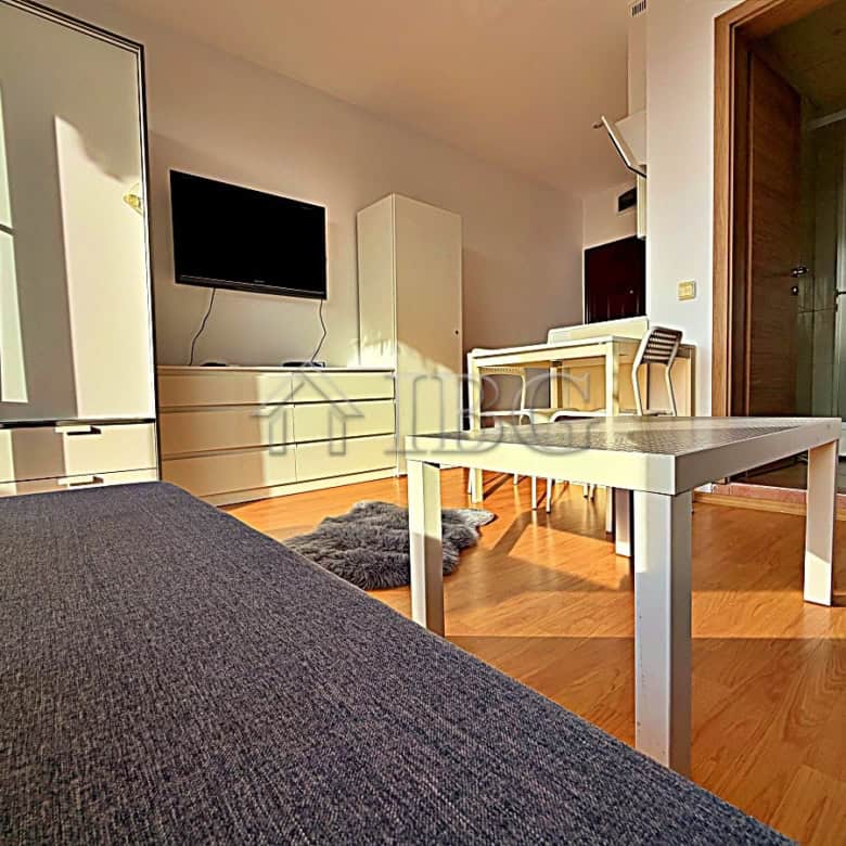 Modern studio with pool view in Orchid Fort Club, Sunny Beach.