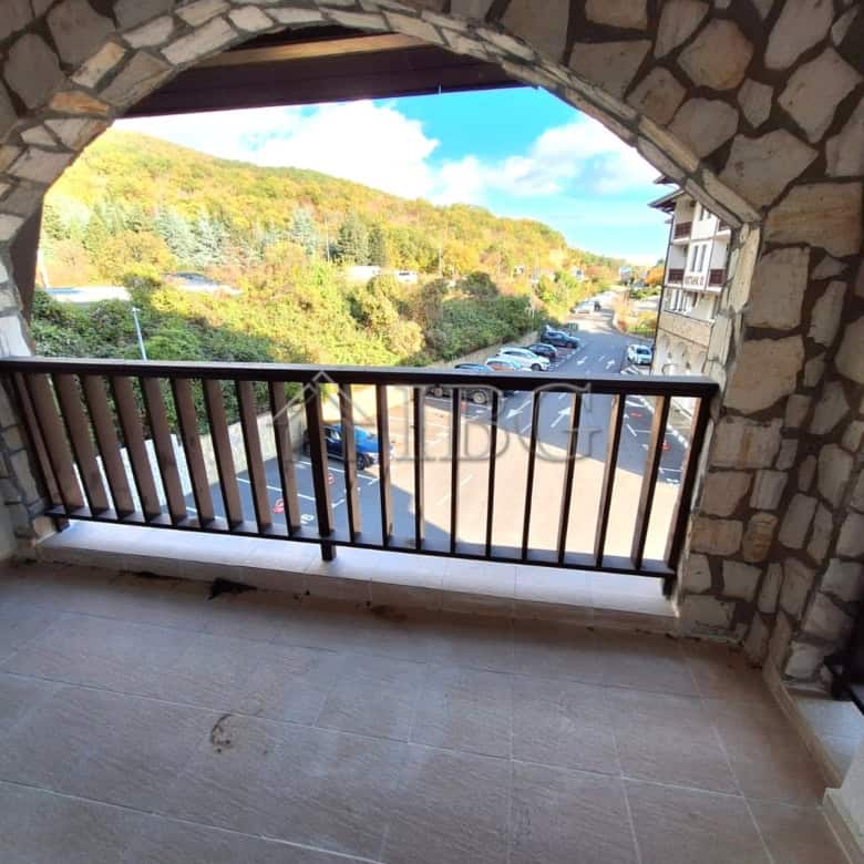 Apartment with forest and sea view balcony in Sveti Vlas, Bulgaria.