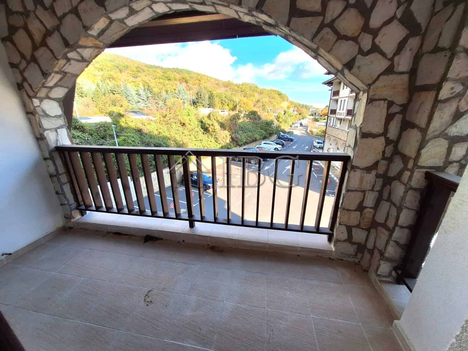Apartment with forest and sea view balcony in Sveti Vlas, Bulgaria.