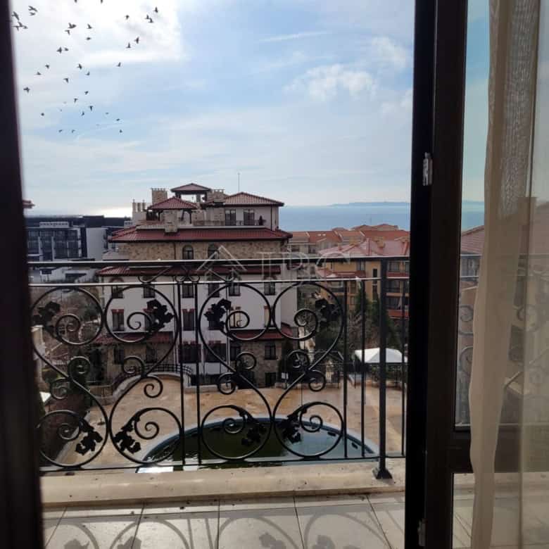 Sea View from Elegant Maisonette Balcony in Sveti Vlas.