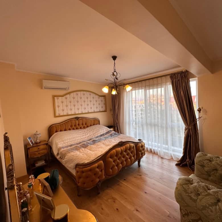 Spacious 2-bedroom apartment with elegant decor at Venera Palace, Sunny Beach, offering comfort and.
