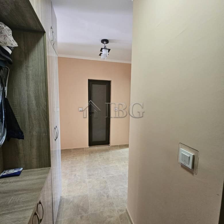Bright interior of a 2-bedroom apartment in Villa Katerina, Ravda, featuring partial sea views and m.