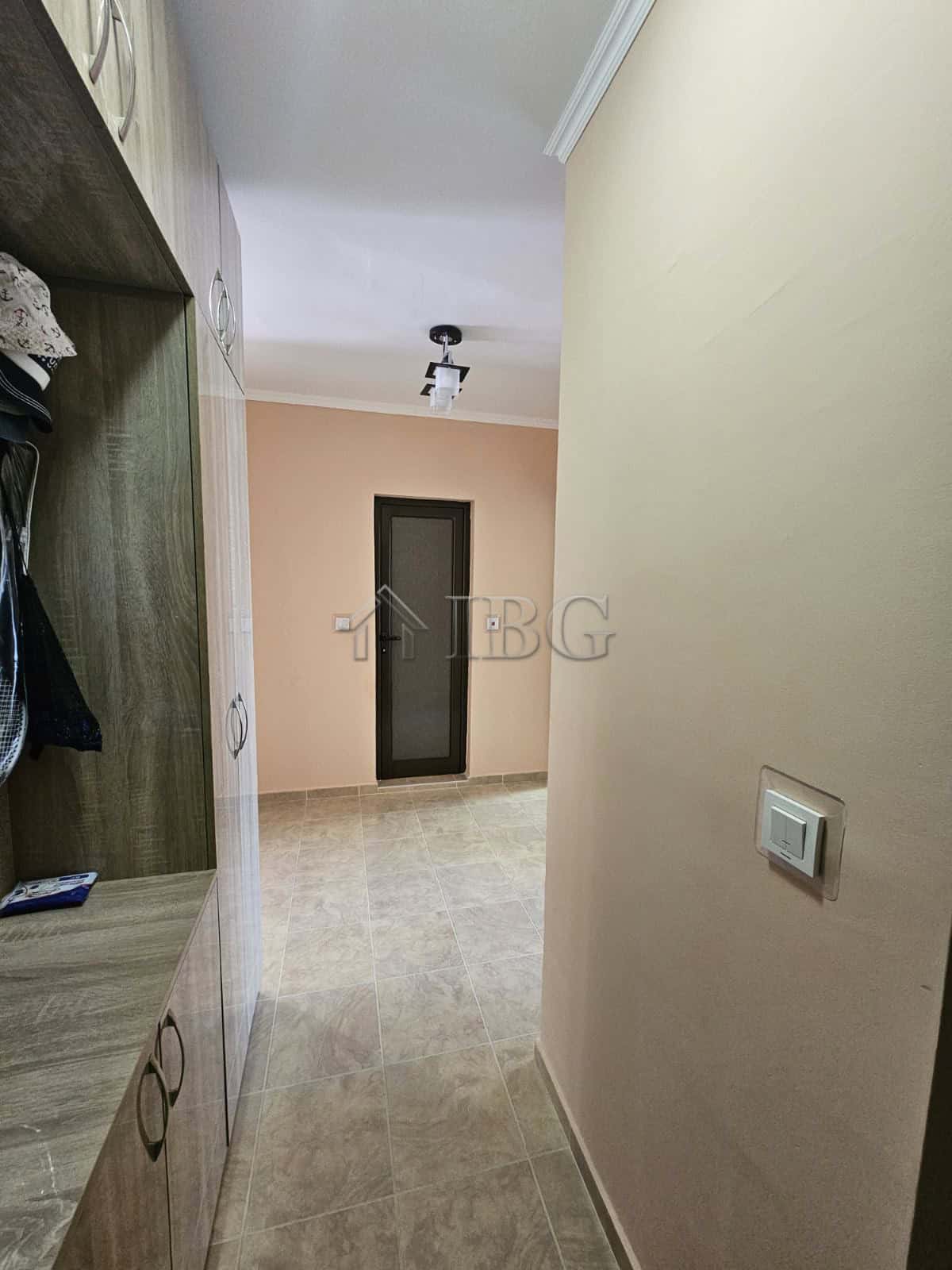 Bright interior of a 2-bedroom apartment in Villa Katerina, Ravda, featuring partial sea views and m.
