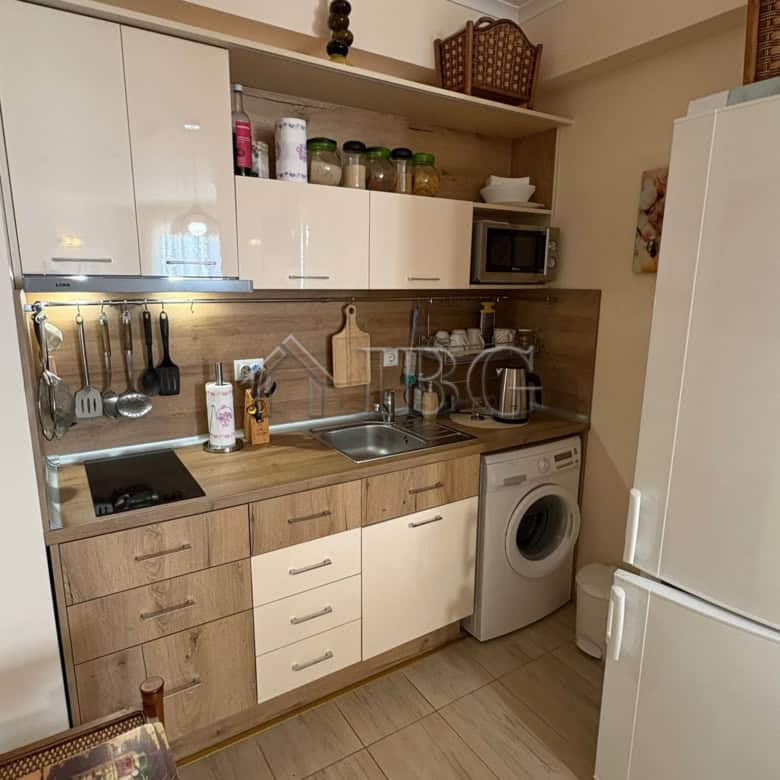 Bright kitchen with modern appliances in Sunny Beach.