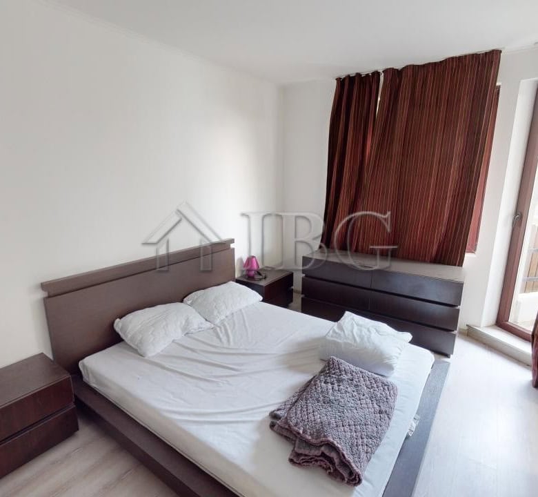 Bright interior of a 2-bedroom apartment in Bay View Villas, Kosharitsa.