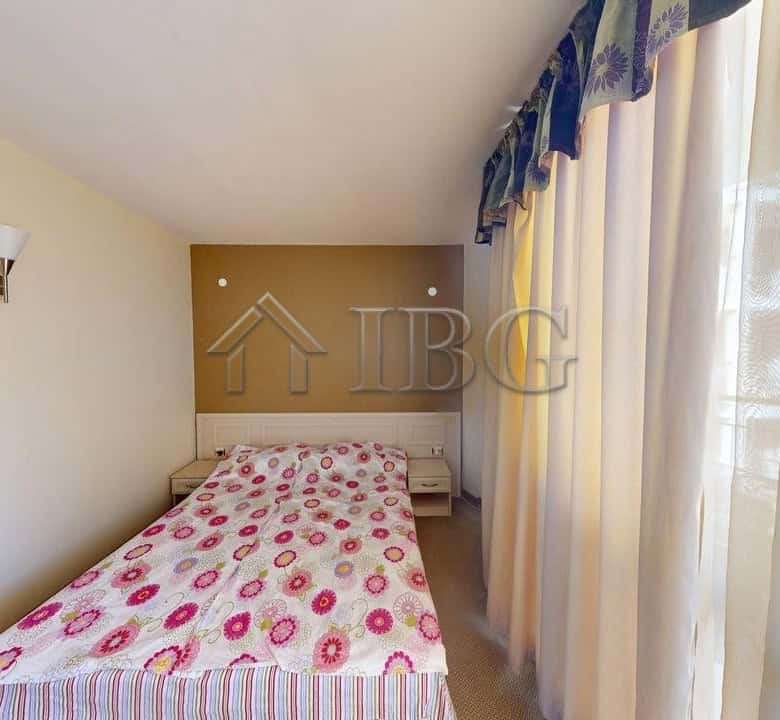 Bright 2-bedroom apartment in Avalon Sunny Beach with large windows and balcony views.