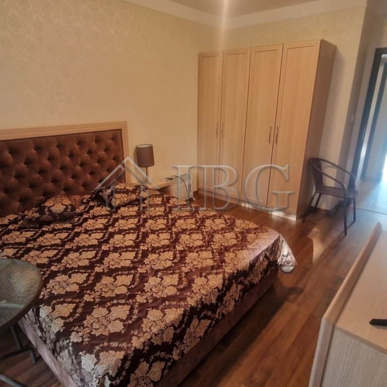 Bright one-bedroom apartment overlooking the pool in Harmony Suites 1, Sunny Beach. Perfect for rela.