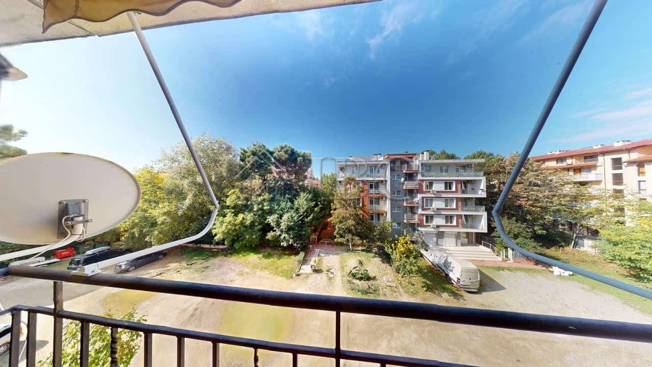 Bright one-bedroom apartment in Avalon Complex, Sunny Beach with balcony views.
