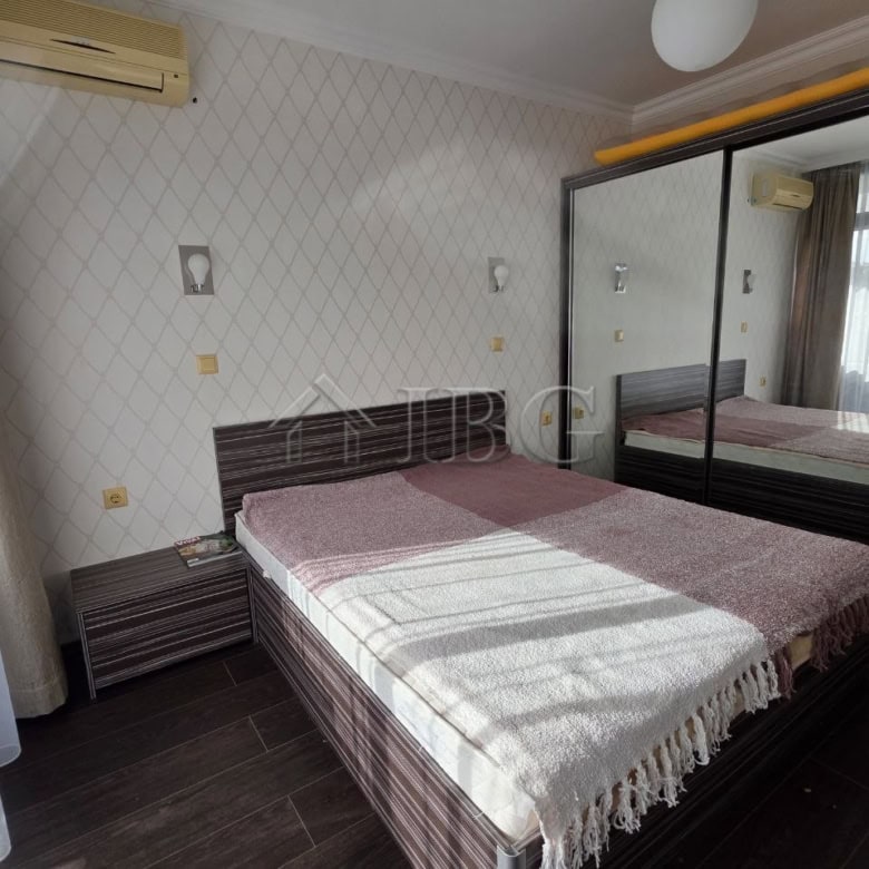 Comfortable 1-bedroom apartment overlooking the sea in Sveti Vlas, Bulgaria. Modern furnishings and.