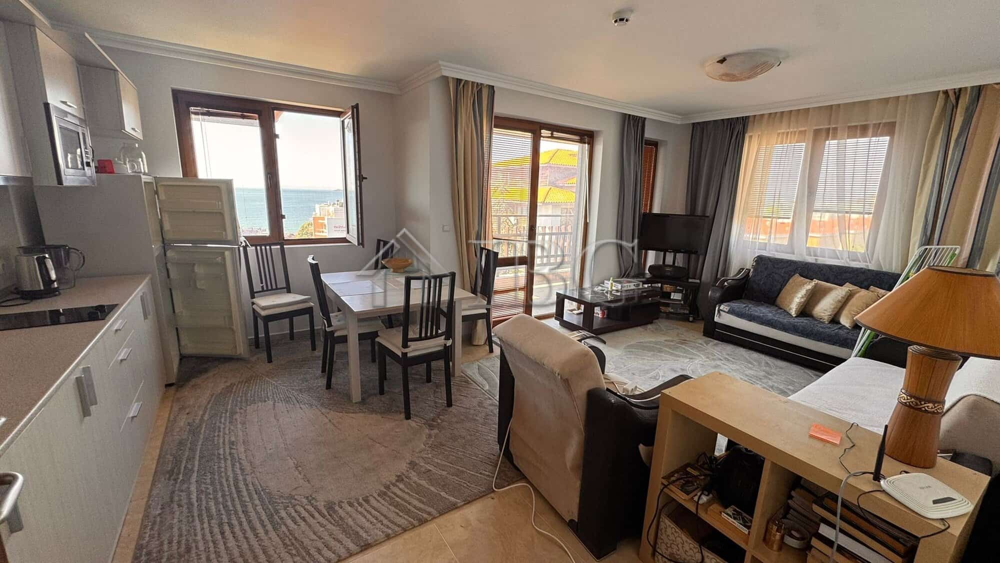 Spacious two-bedroom apartment offering stunning sea views in Centaur Complex, Sveti Vlas. Perfect f.