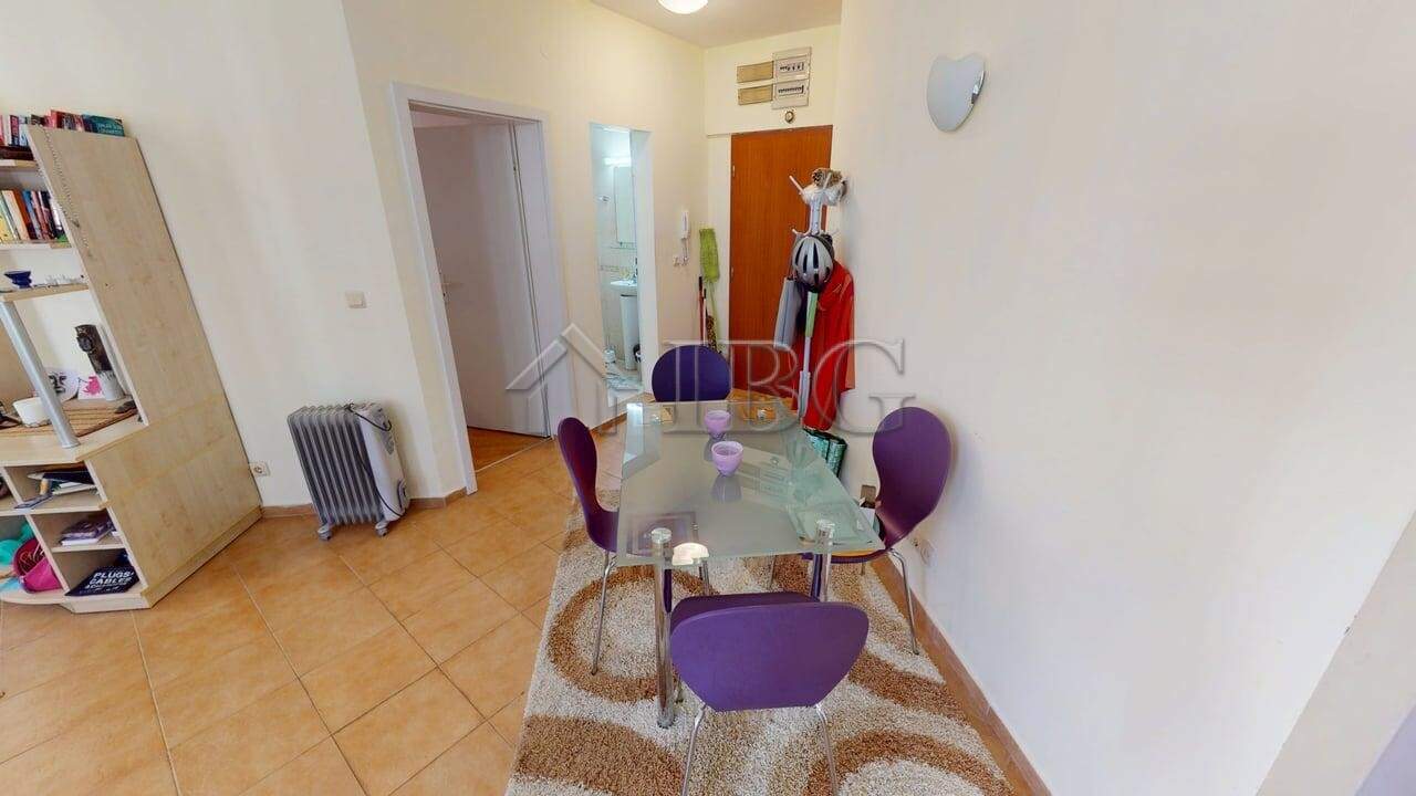 Spacious 2-bedroom apartment in Barco Del Sol complex, Sunny Beach, Bulgaria. Modern interior with d.