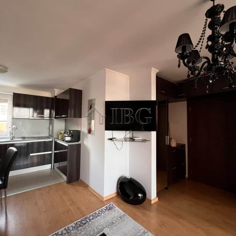 Spacious one-bedroom apartment offering panoramic sea views in Villa Antorini, Sveti Vlas. Modern in.