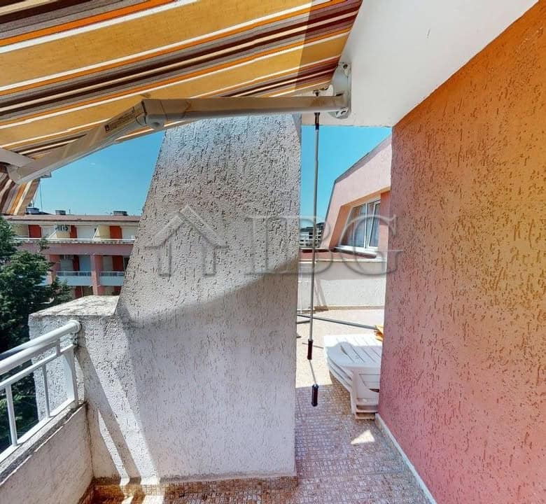 Modern 2-bedroom apartment with balcony in Sunny Fort complex, Sunny Beach, Bulgaria.