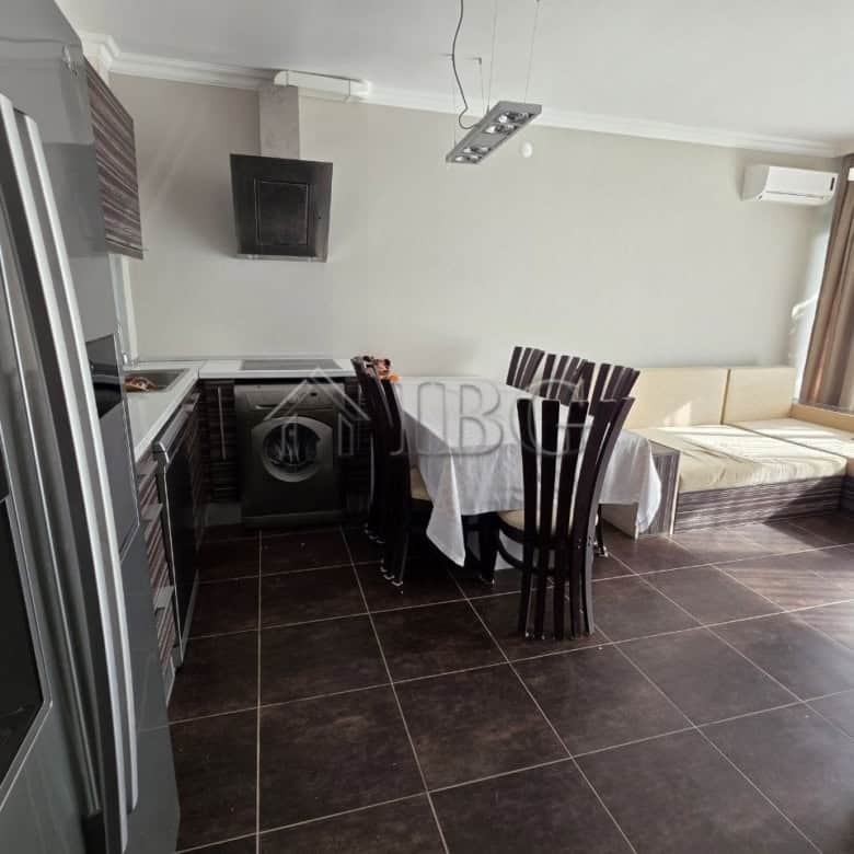 Bright 1-bedroom apartment with stunning sea views in Sveti Vlas, Bulgaria. Modern interior and spac.