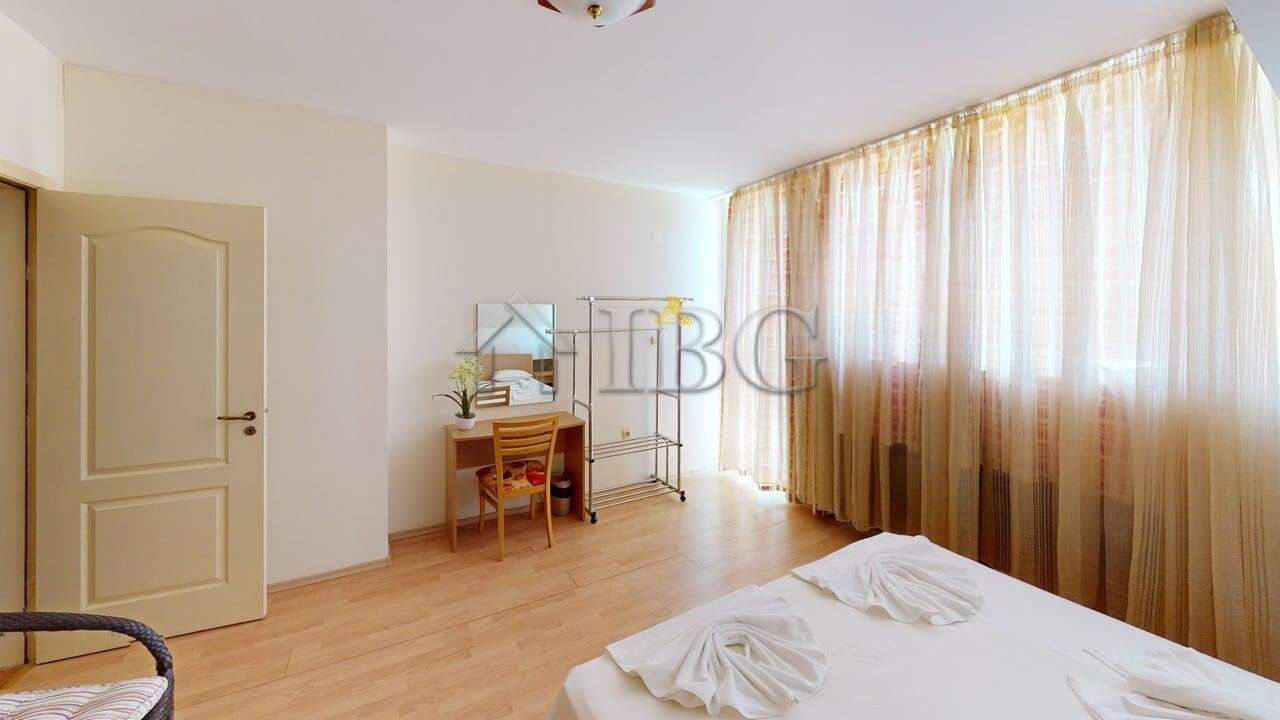Bright 2-bedroom apartment in Sunny Fort Complex, Sunny Beach, with spacious living area and large w.