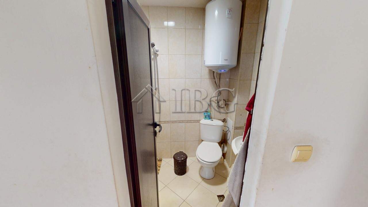 Interior view of a bathroom in a 2-bedroom apartment at Bay View Villas, Kosharitsa.