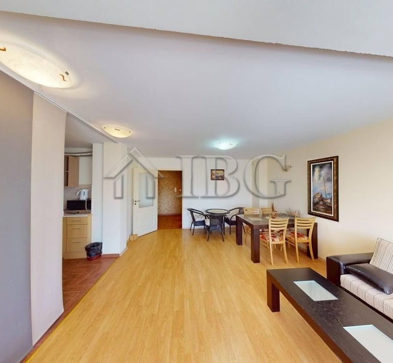 Bright 2-bedroom apartment in Sunny Fort complex, Sunny Beach, Bulgaria. Modern living space with st.