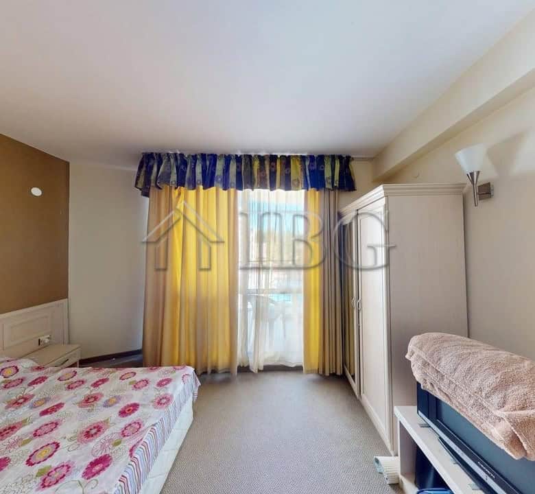 Bright 2-bedroom apartment in Avalon Complex, Sunny Beach, with spacious living area and sea views.